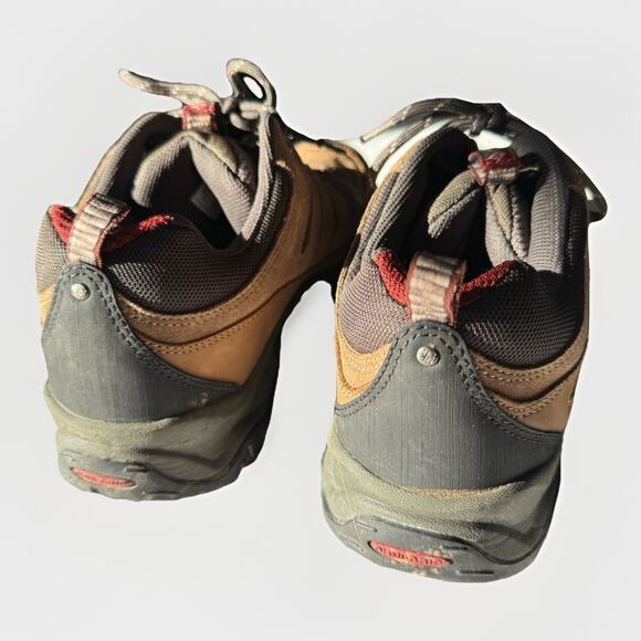 Columbia Sawtooth Hiking Boots Men’s 11.5 Brown Suede Mesh Trail Trekking Grip - Picture 6 of 11